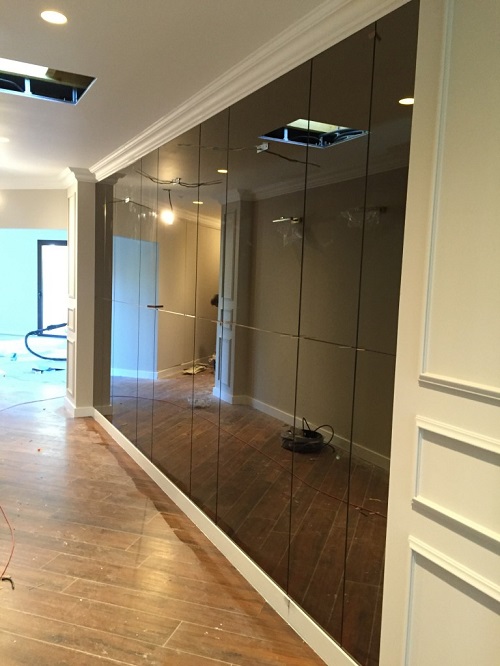 installation de miroir sur mesure