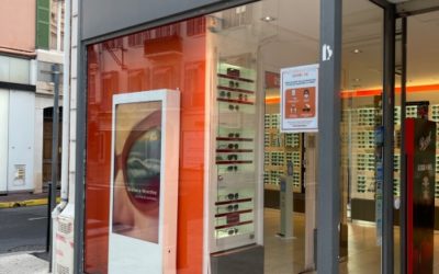 Pose et remplacement vitrine magasin
