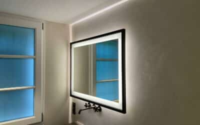 Miroir sur-mesure salle de bain à Cannes, Antibes et Nice