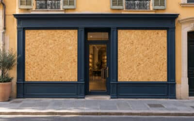 Mise en sécurité des commerces à Nice : protection des vitrines lors des manifestations